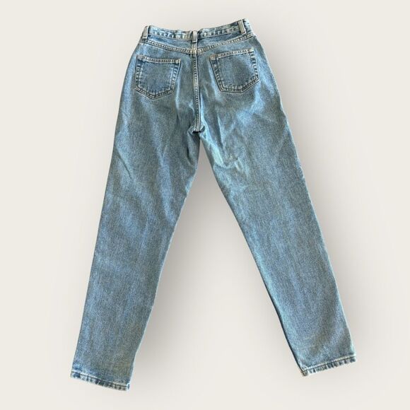 Vintage 90s Geoffrey Beene Sport High-Rise Tapered Jeans | 100% Cotton | Size 6 - Picture 3 of 7